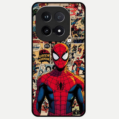  Aesthetic Spider Glass Case for iQOO 15 back cover – full design glossy printed glass finish