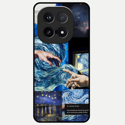 Aesthetic Vando Hands Glass Case for iQOO 15 back cover – full design glossy printed glass finish
