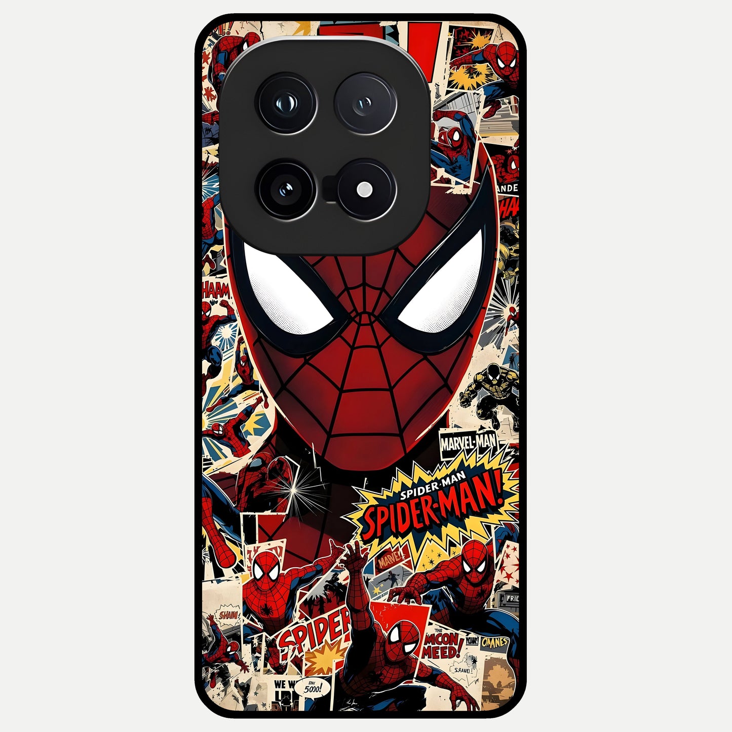  Aesthetic Wonder Spider Glass Case for iQOO 15 back cover – full design glossy printed glass finish