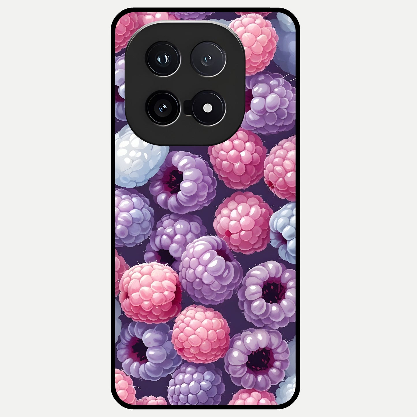  Berry Candy Pop Glass Case for iQOO 15 back cover – full design glossy printed glass finish