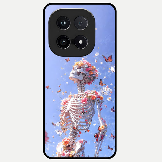 Bloom Beyond Bones Glass Case for iQOO 15 back cover – full design glossy printed glass finish