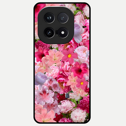  Bloom Crush Fantasy Glass Case for iQOO 15 back cover – full design glossy printed glass finish