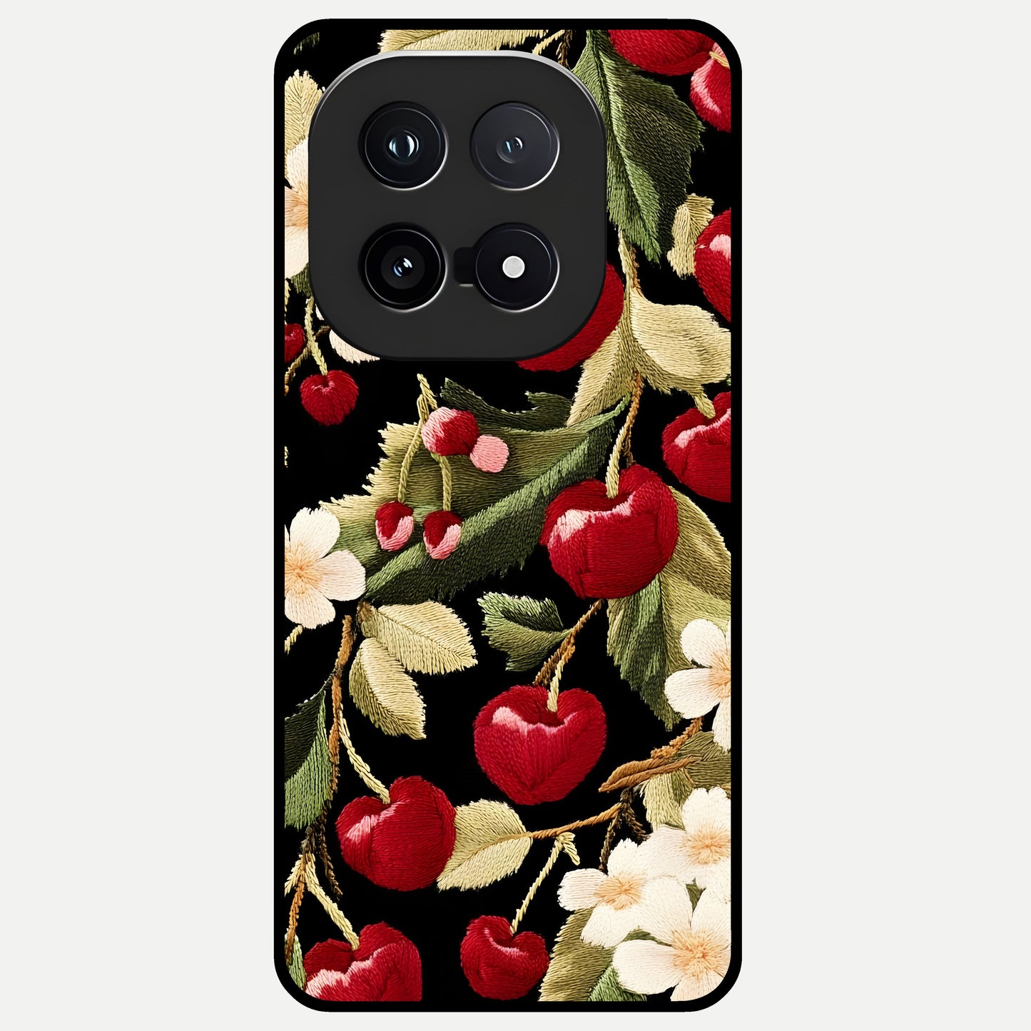  Blooming Spendor Bird Glass Case for iQOO 15 back cover – full design glossy printed glass finish