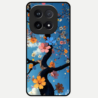  Blossom Dream Sky Glass Case for iQOO 15 back cover – full design glossy printed glass finish