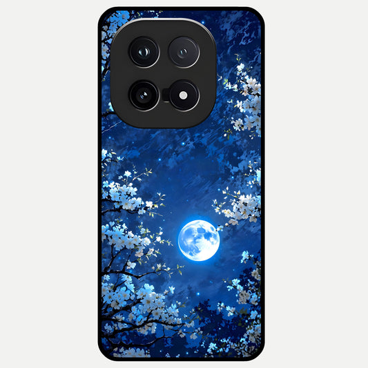  Blossom Moonlight Sky Glass Case for iQOO 15 back cover – full design glossy printed glass finish