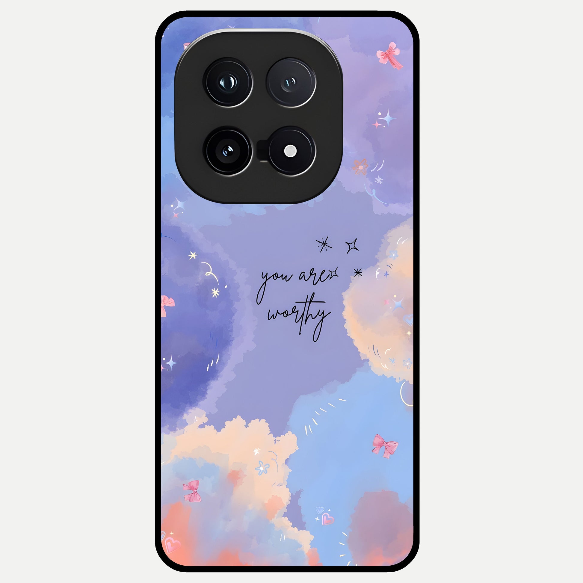  Celestial Cloud Magic Glass Case for iQOO 15 back cover – full design glossy printed glass finish