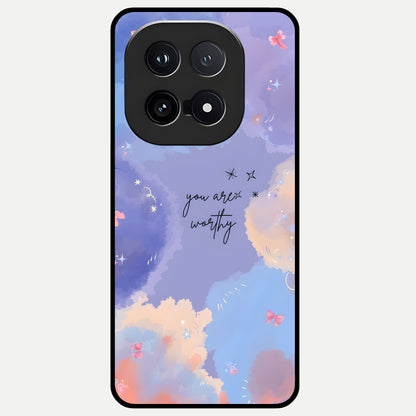  Celestial Cloud Magic Glass Case for iQOO 15 back cover – full design glossy printed glass finish