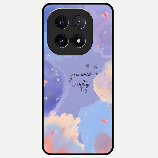 Celestial Cloud Magic Glass Case for iQOO 15 back cover – full design glossy printed glass finish