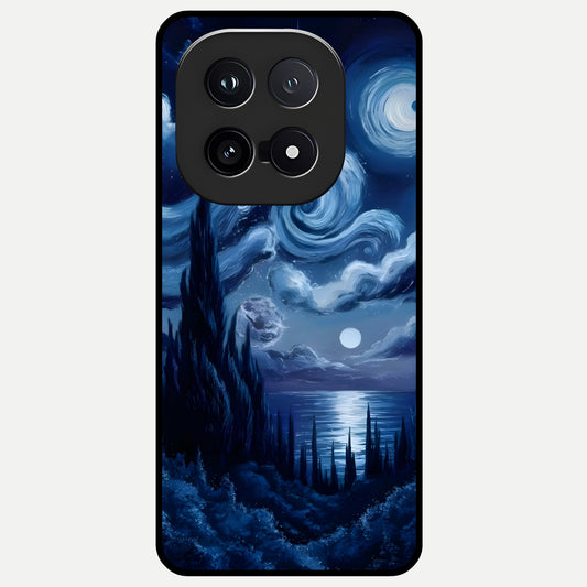  Celestial Dream Van Gogh Glass Case for iQOO 15 back cover – full design glossy printed glass finish