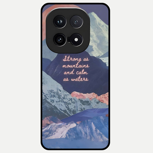  Celestial Mountain Calm Glass Case for iQOO 15 back cover – full design glossy printed glass finish