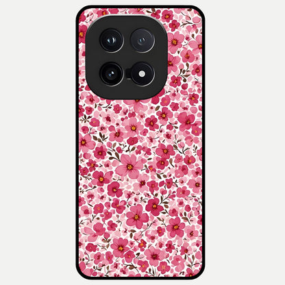  Cherry Blossom Charm Glass Case for iQOO 15 back cover – full design glossy printed glass finish