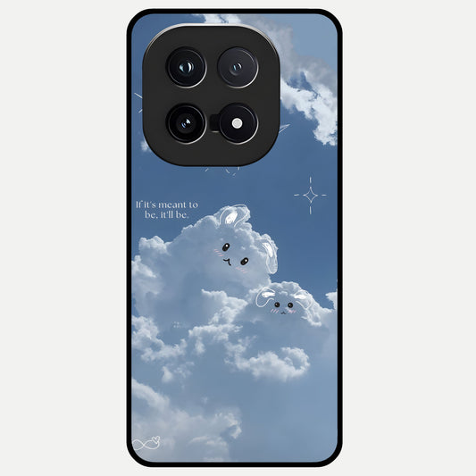  Cloud Bunny Dreams Glass Case for iQOO 15 back cover – full design glossy printed glass finish