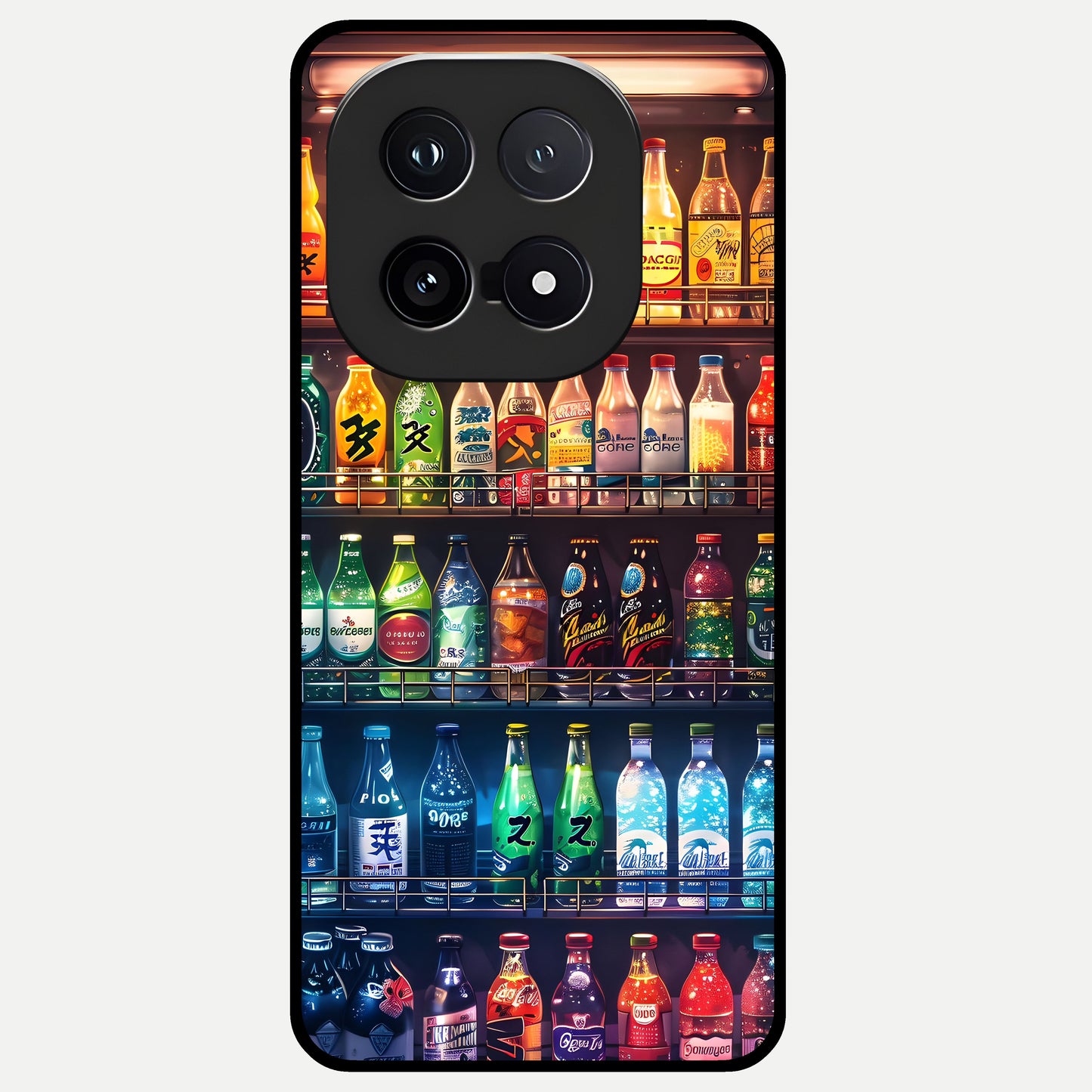  Colorfull Tree Glass Case for iQOO 15 back cover – full design glossy printed glass finish
