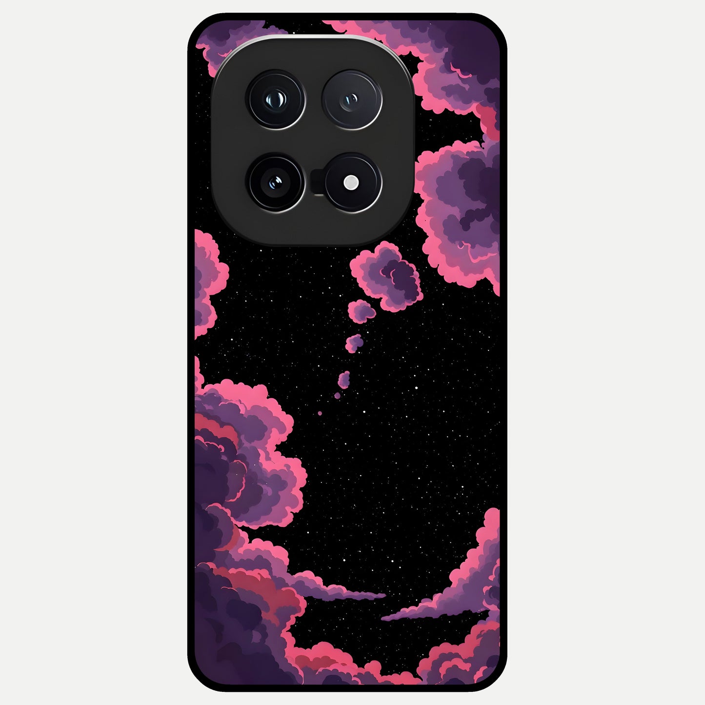  Cosmic Cloud Journey Glass Case for iQOO 15 back cover – full design glossy printed glass finish