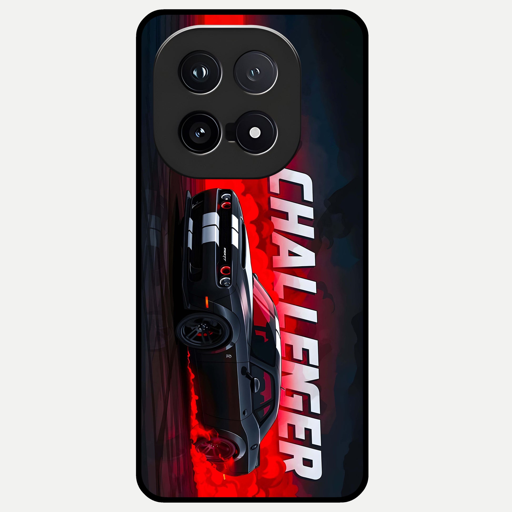  Crimson Challenger Fury Glass Case for iQOO 15 back cover – full design glossy printed glass finish
