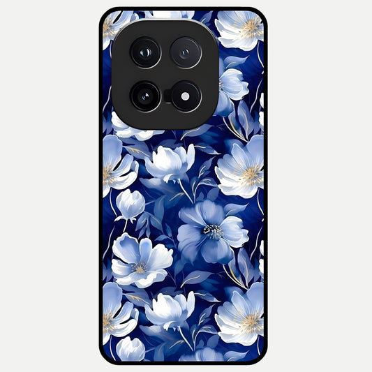  Cute Floral Patterns Glass Case for iQOO 15 back cover – full design glossy printed glass finish