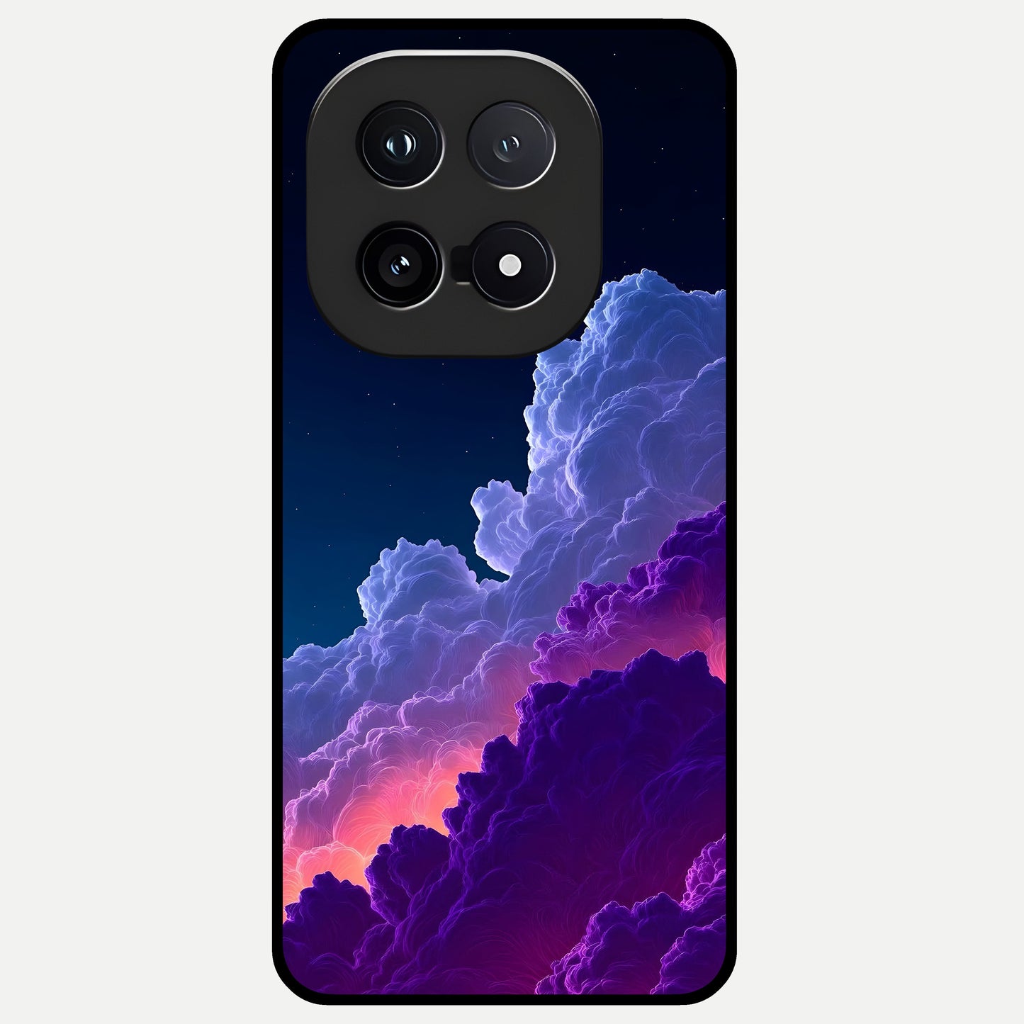  Dreamy Cloud Skies Glass Case for iQOO 15 back cover – full design glossy printed glass finish