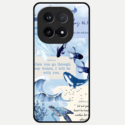  Faithful Ocean Promise Glass Case for iQOO 15 back cover – full design glossy printed glass finish