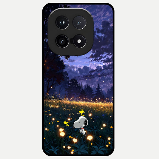  Firefly Meadow Magic Glass Case for iQOO 15 back cover – full design glossy printed glass finish