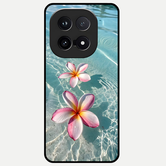  Floating Bloom Bliss Glass Case for iQOO 15 back cover – full design glossy printed glass finish