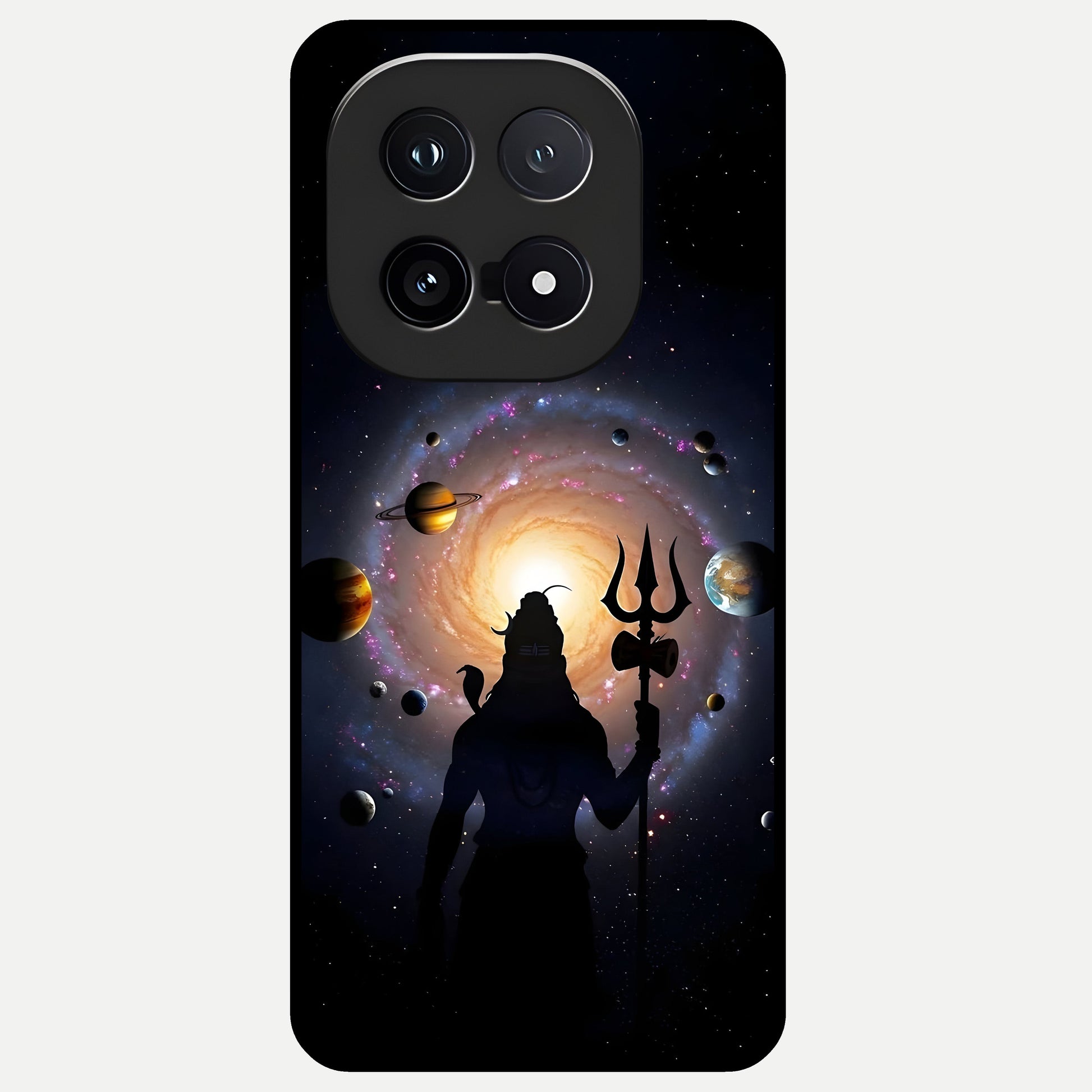  Galactic Shiva Vision Glass Case for iQOO 15 back cover – full design glossy printed glass finish
