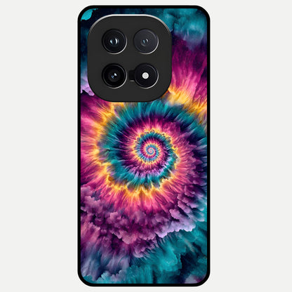  Galactic Spiral Burst Glass Case for iQOO 15 back cover – full design glossy printed glass finish