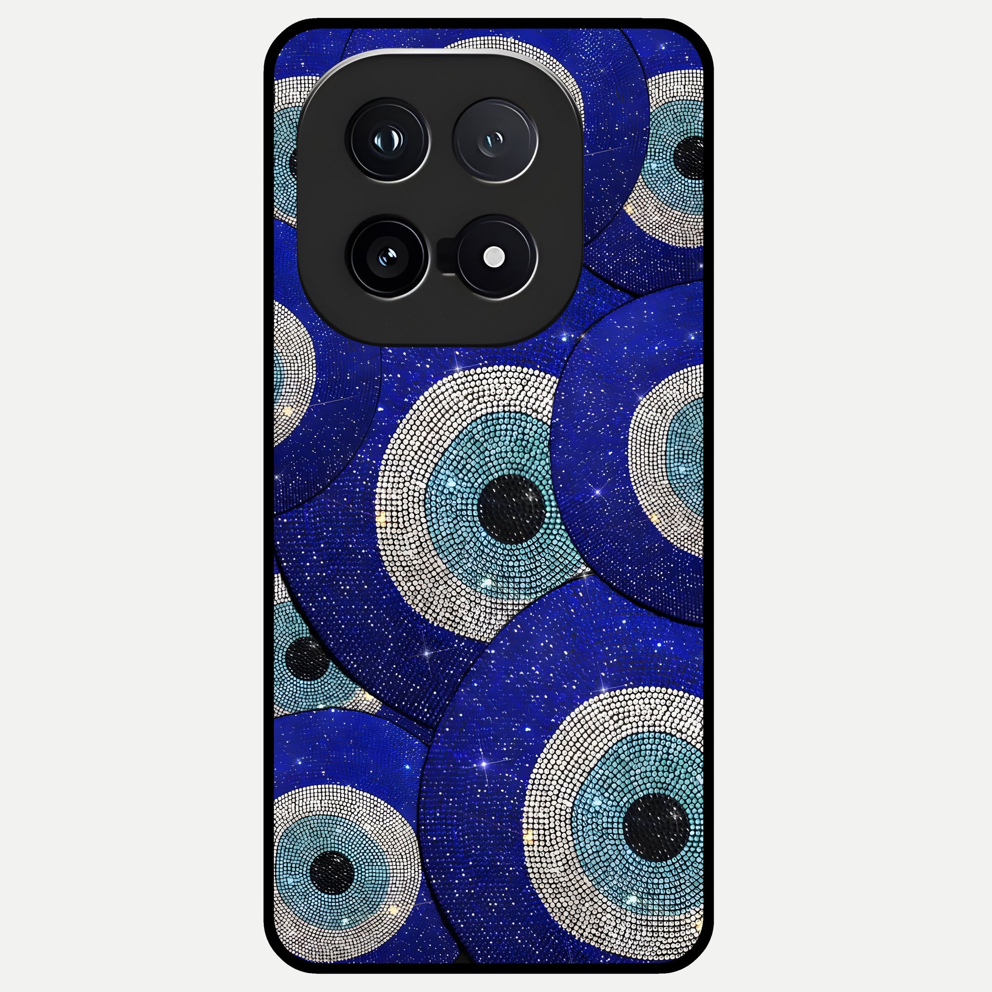  Galaxy Eye Flow Glass Case for iQOO 15 back cover – full design glossy printed glass finish