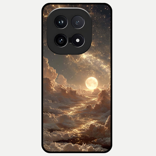  Golden Sky Dream Glass Case for iQOO 15 back cover – full design glossy printed glass finish