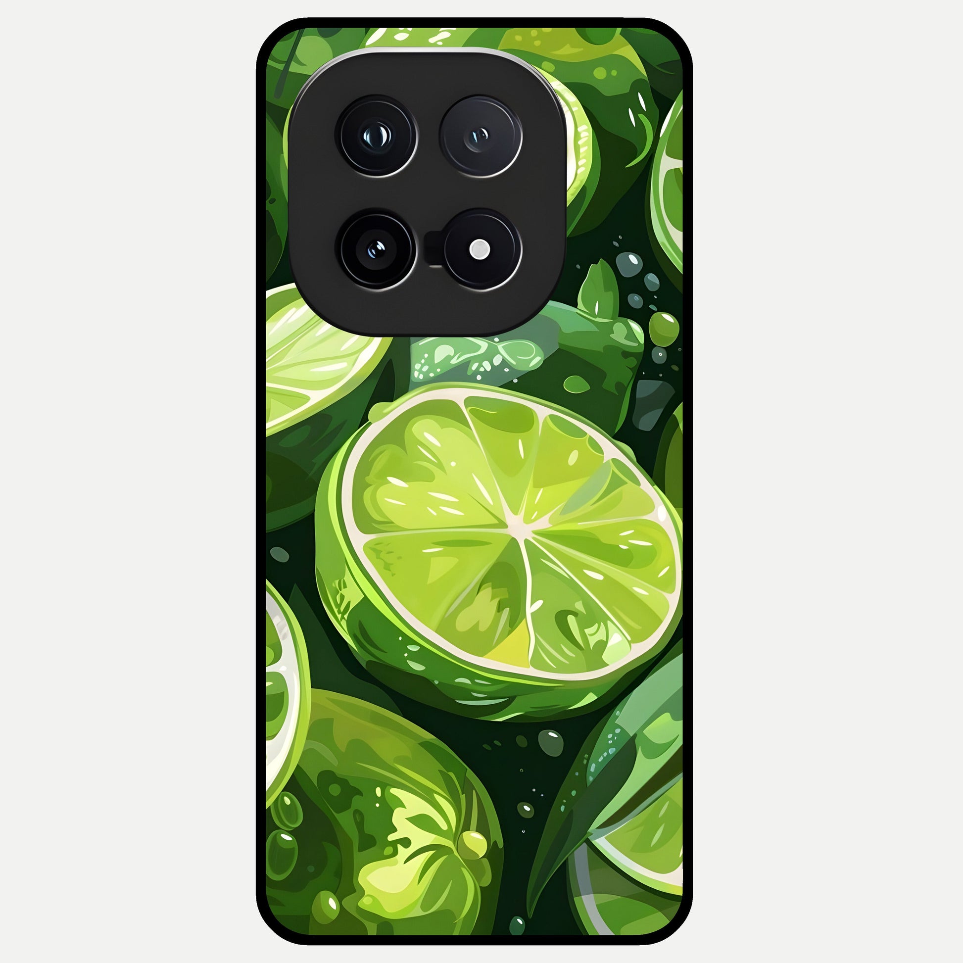  Green Kawasaki Glass Case for iQOO 15 back cover – full design glossy printed glass finish