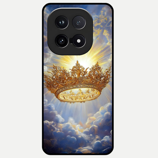  Heavenly Crown Light Glass Case for iQOO 15 back cover – full design glossy printed glass finish