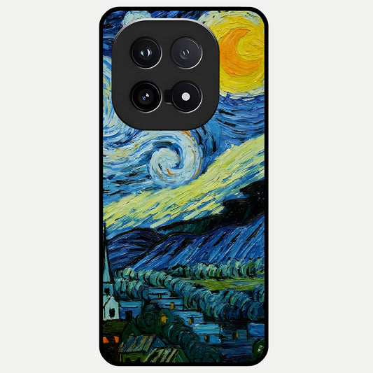  Inspired Van Gogh Art Glass Case for iQOO 15 back cover – full design glossy printed glass finish