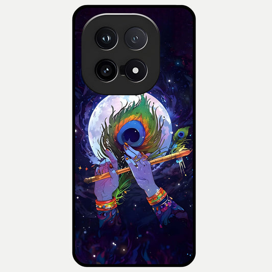  Krishna Hands Art Glass Case for iQOO 15 back cover – full design glossy printed glass finish