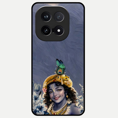  Lord Krishna Glass Case for iQOO 15 back cover – full design glossy printed glass finish