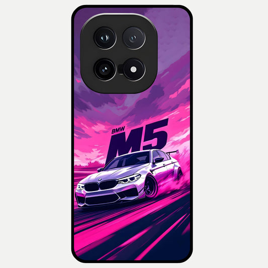  MS Neon Car Glass Case for iQOO 15 back cover – full design glossy printed glass finish