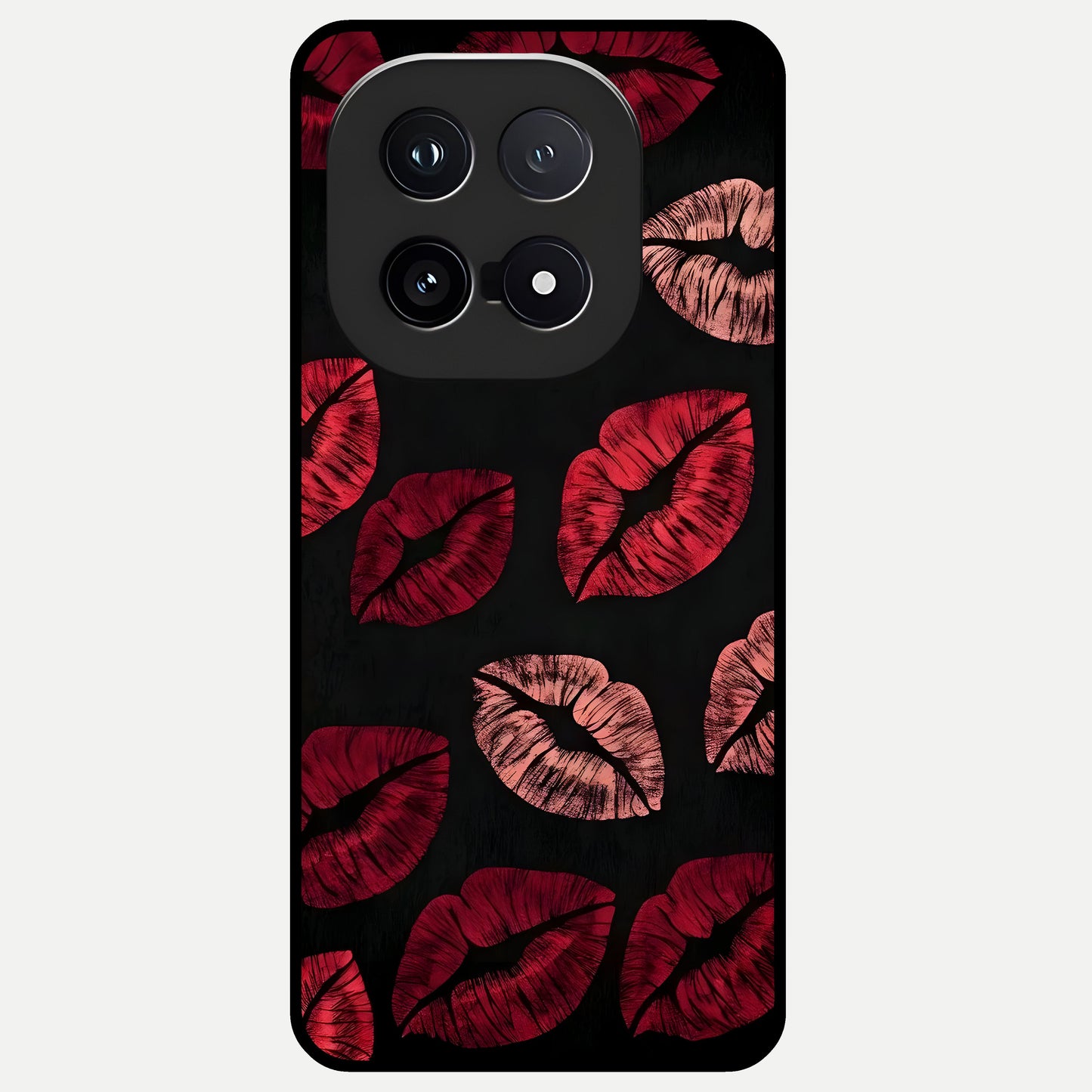 Midnight Kiss Love Glass Case for iQOO 15 back cover – full design glossy printed glass finish