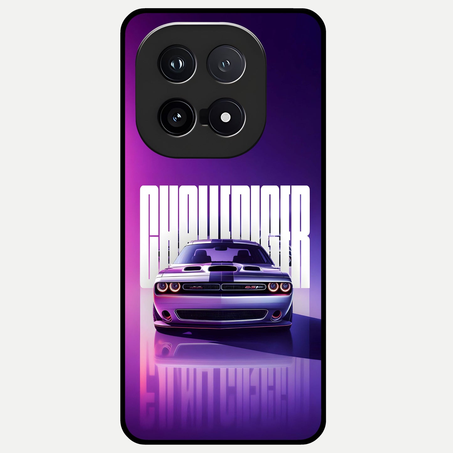  Midnight Muscle Ride Glass Case for iQOO 15 back cover – full design glossy printed glass finish