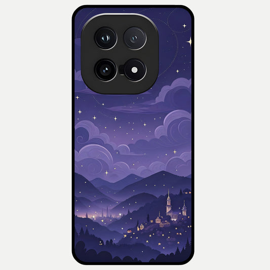  Minimal Night View Glass Case for iQOO 15 back cover – full design glossy printed glass finish