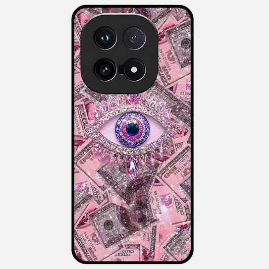  Money Eye Luxe Glass Case for iQOO 15 back cover – full design glossy printed glass finish