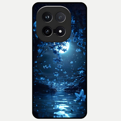  Moonlight Petal Dream Glass Case for iQOO 15 back cover – full design glossy printed glass finish