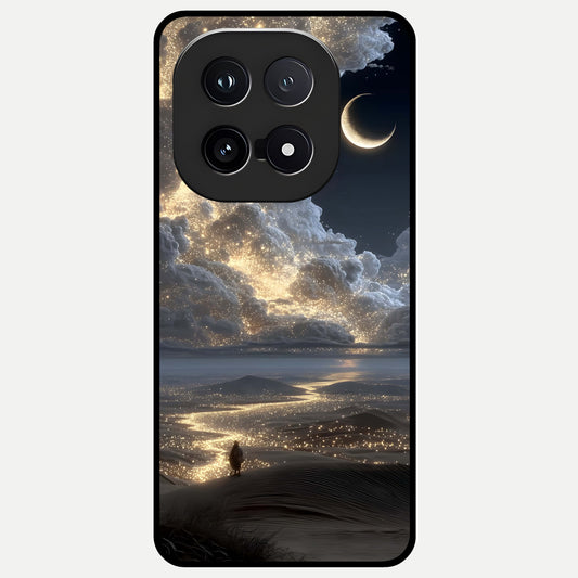  Moonlight Spark Path Glass Case for iQOO 15 back cover – full design glossy printed glass finish