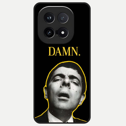  Mr Bean Damn Glass Case for iQOO 15 back cover – full design glossy printed glass finish