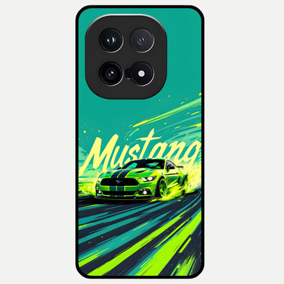  Mustang Bang Glass Case for iQOO 15 back cover – full design glossy printed glass finish