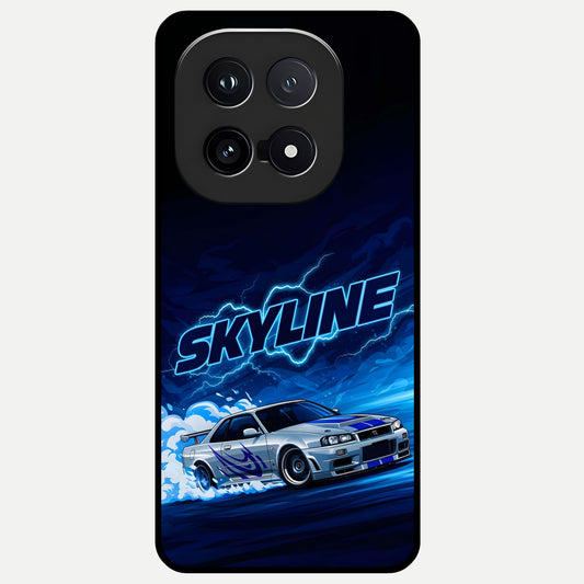  Neon Drift Beast Glass Case for iQOO 15 back cover – full design glossy printed glass finish