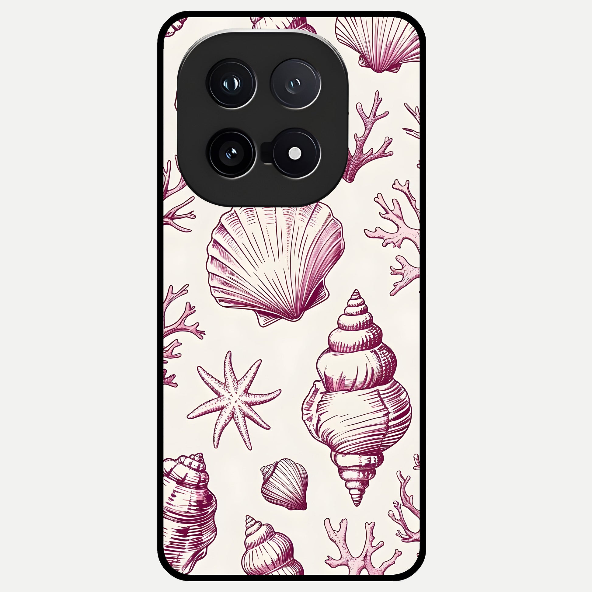  Pink Power Sparks Glass Case for iQOO 15 back cover – full design glossy printed glass finish