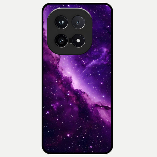  Purple Shade Sky Glass Case for iQOO 15 back cover – full design glossy printed glass finish