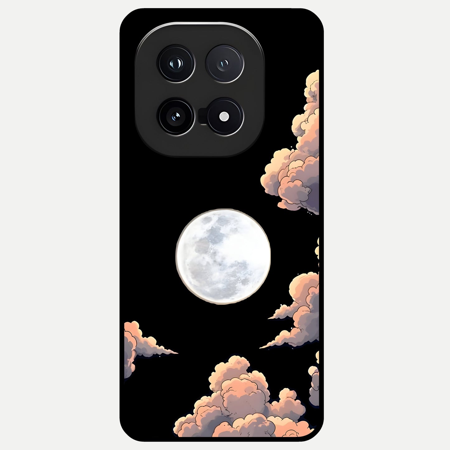  Shade Cloud Moon Glass Case for iQOO 15 back cover – full design glossy printed glass finish