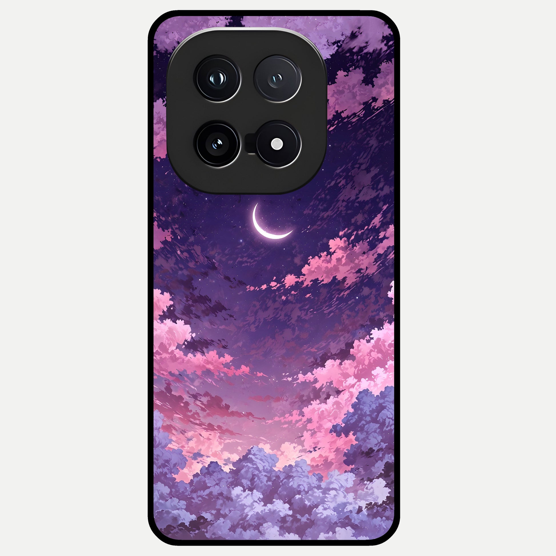  Sky Drift Clouds Glass Case for iQOO 15 back cover – full design glossy printed glass finish
