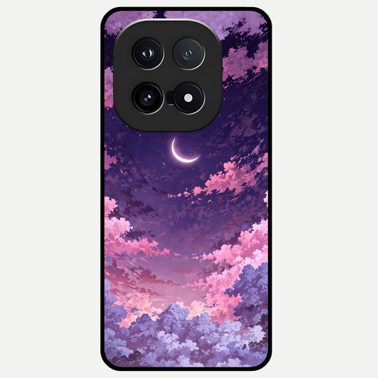  Sky Drift Clouds Glass Case for iQOO 15 back cover – full design glossy printed glass finish