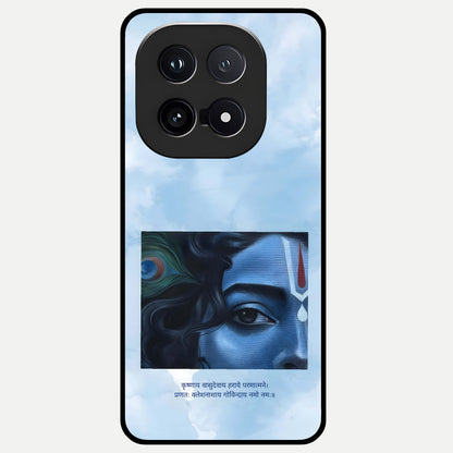  Spiritual Krishna Glass Case for iQOO 15 back cover – full design glossy printed glass finish