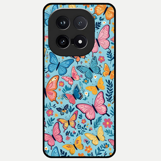  Spring Wing Garden Glass Case for iQOO 15 back cover – full design glossy printed glass finish